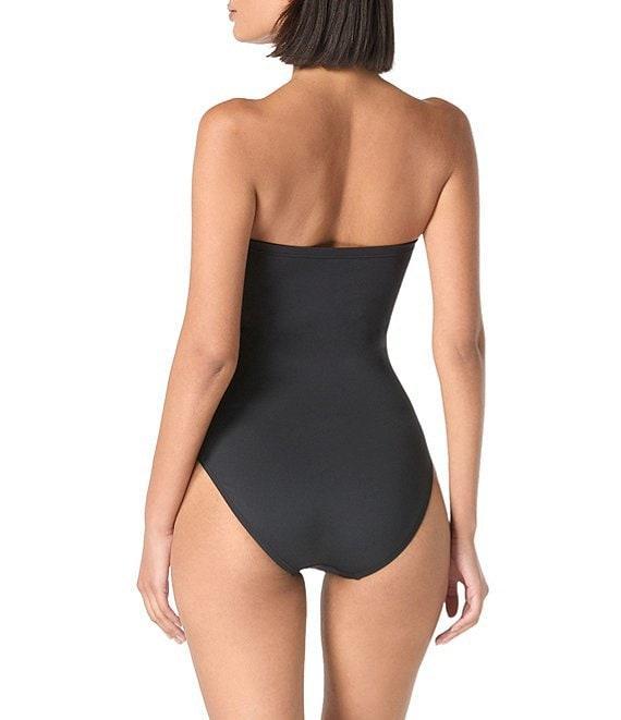 kate spade new york Solid Sweetheart Rosette One Piece Swimsuit Product Image