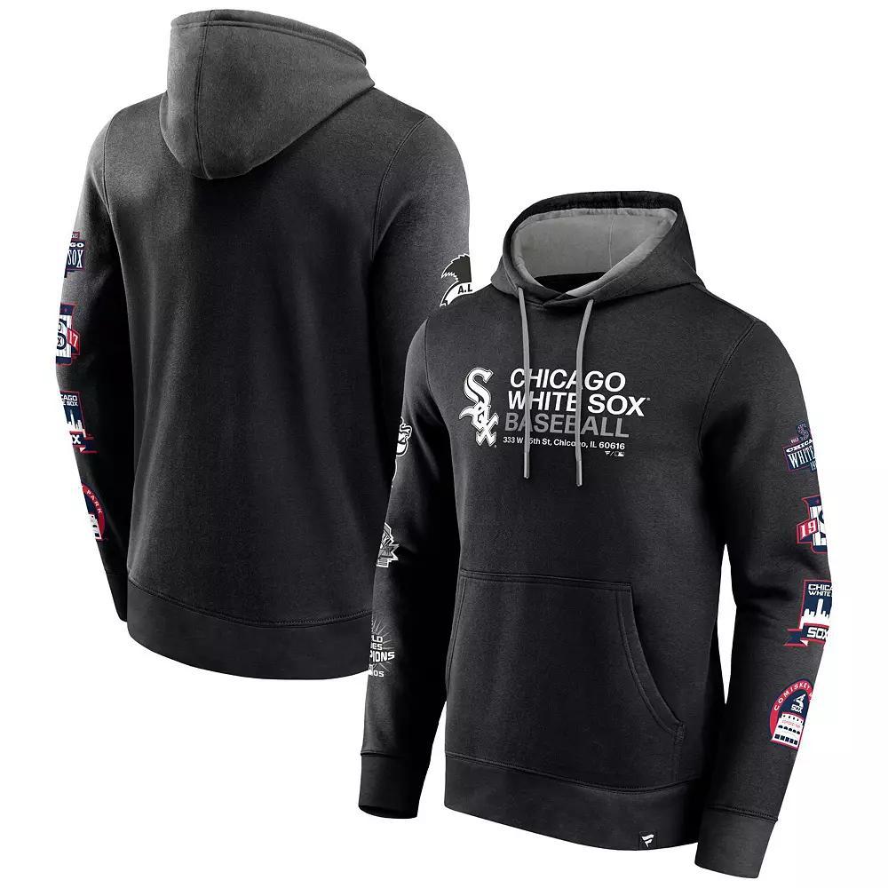 Men's Fanatics Branded Black Chicago White Sox Extra Innings Pullover Hoodie,  Product Image