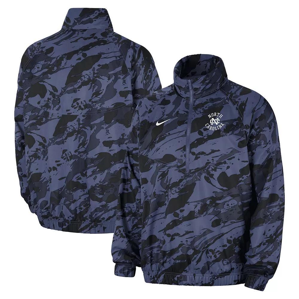 Men's Nike Navy North Carolina Tar Heels Anorak Half-Zip Jacket,  Product Image