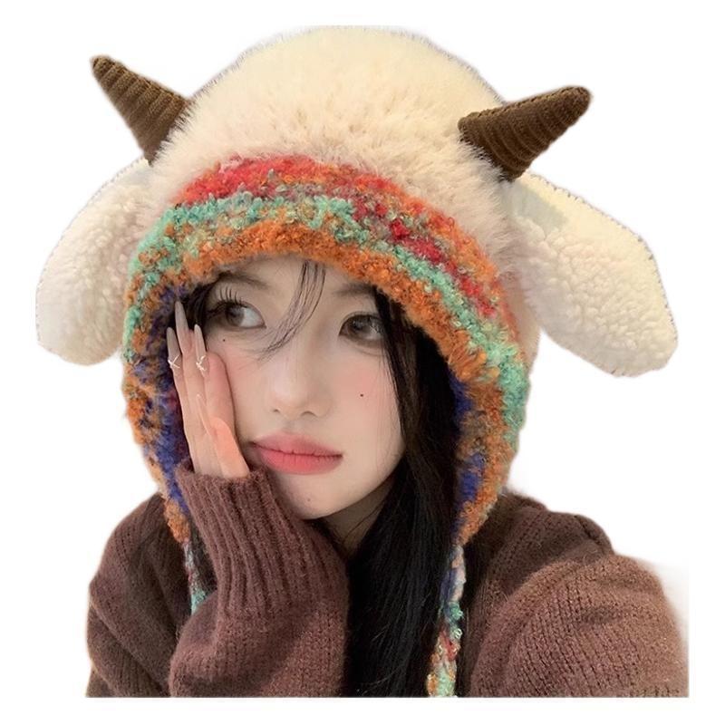 Sheep Chenille Trapper Hat Product Image