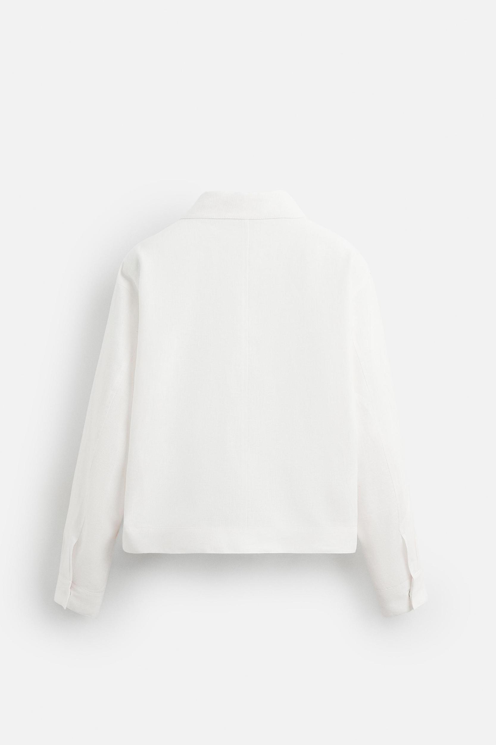 100% LINEN JACKET Product Image