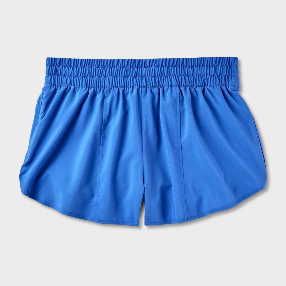 Women's Woven Mid-Rise Run Shorts 3" - All In Motion™ Product Image