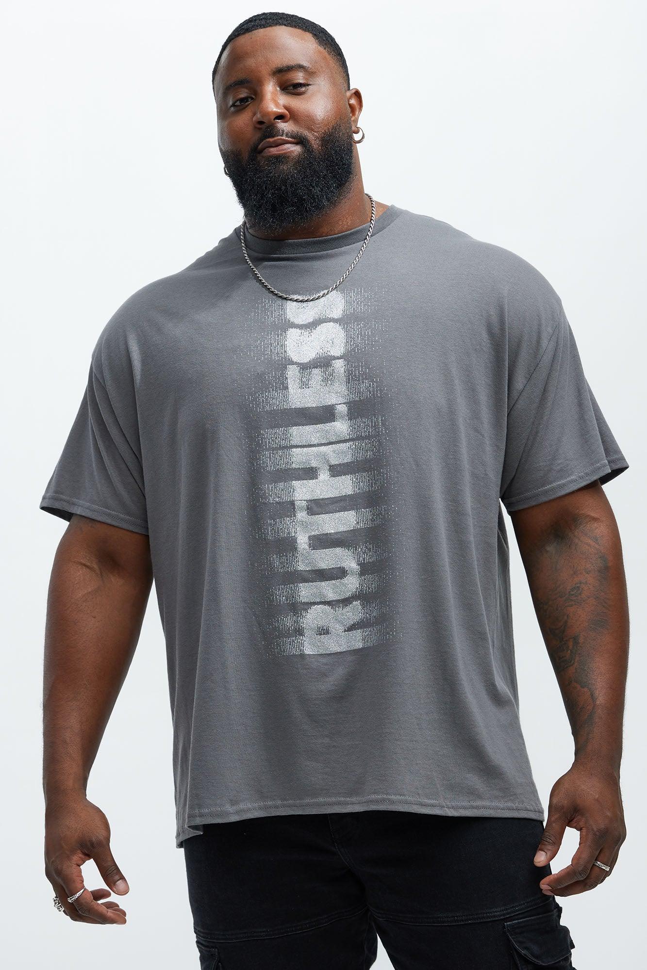 Ruthless And Crazy Short Sleeve Tee - Charcoal Product Image