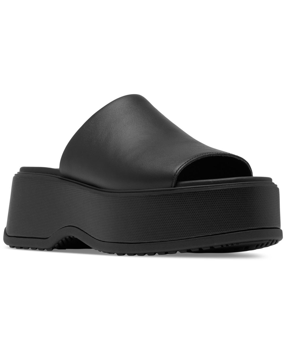 Dayspring Leather Platform Slide Sandals Product Image