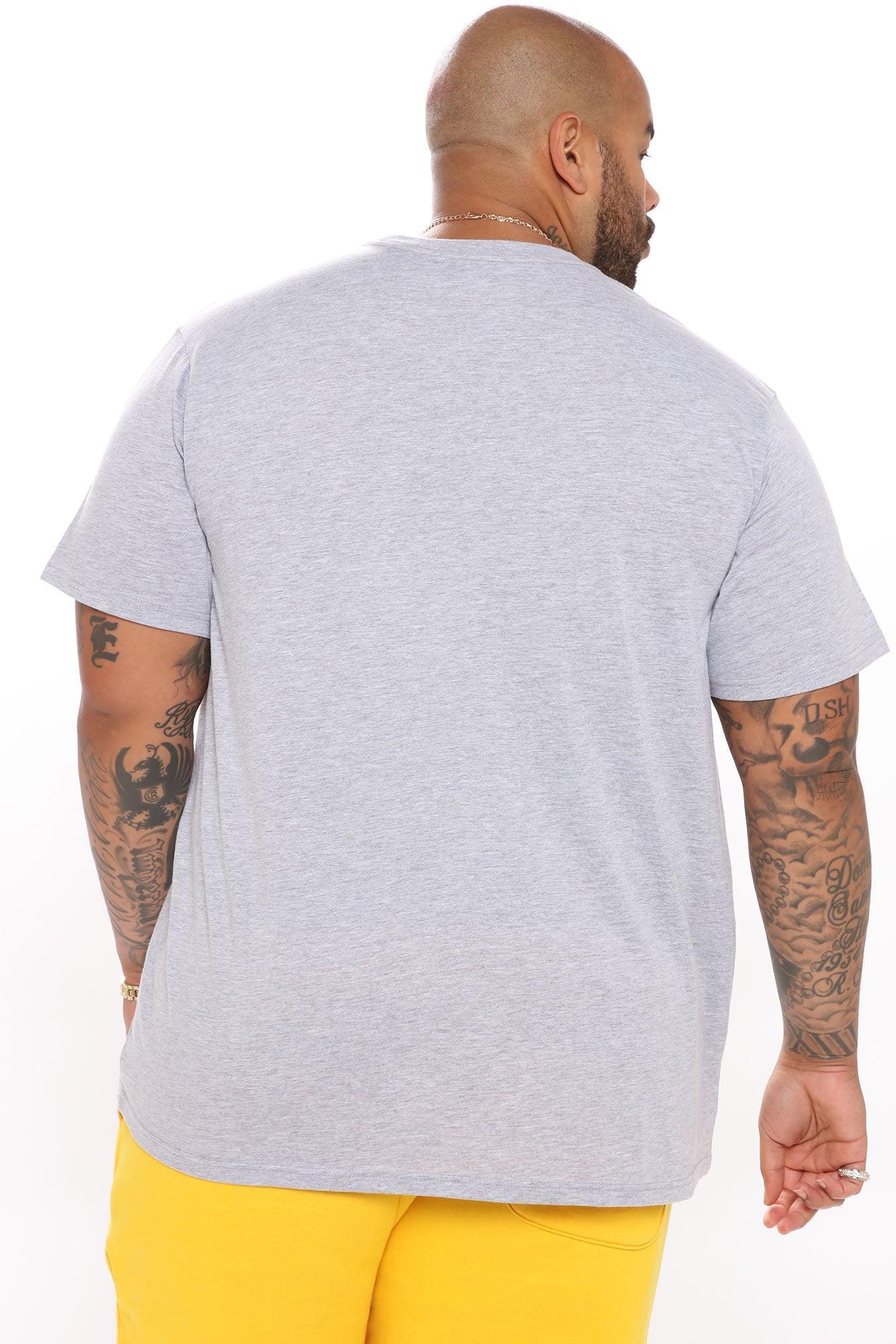 Essential Short Sleeve Crew Tee - HeatherGrey Product Image