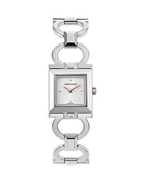 20mm Double Gancini Square Watch with Bracelet Strap Product Image