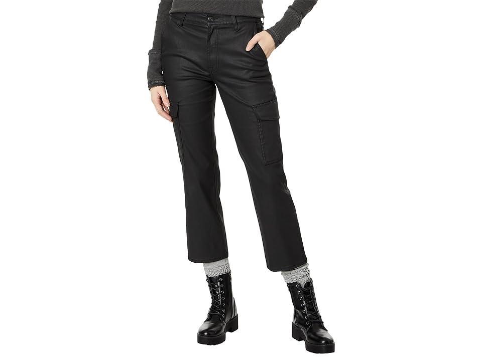 7 For All Mankind Logan Cargo Black) Women's Jeans Product Image