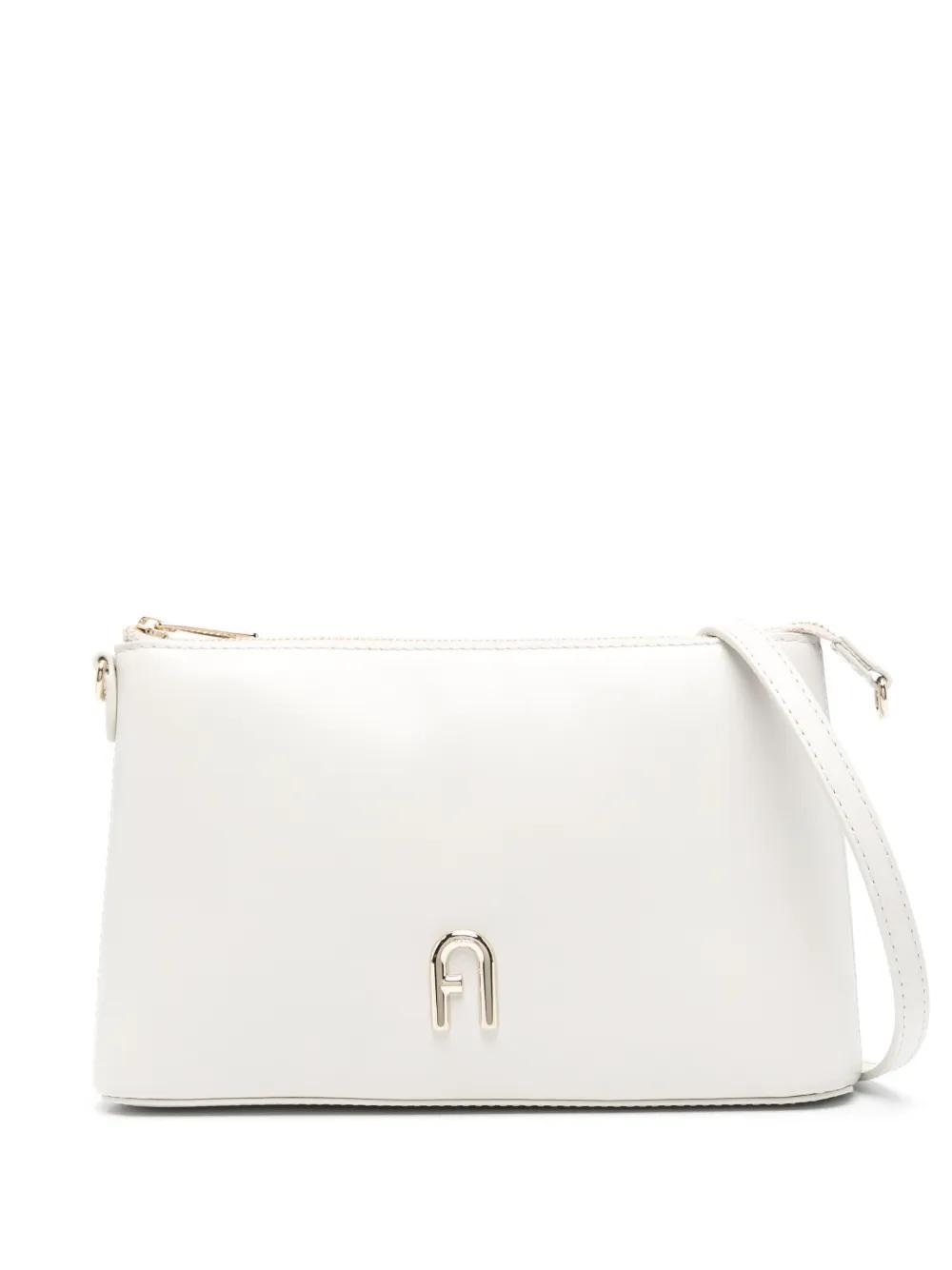 FURLA Mini Diamante Cross Body Bag In White Product Image