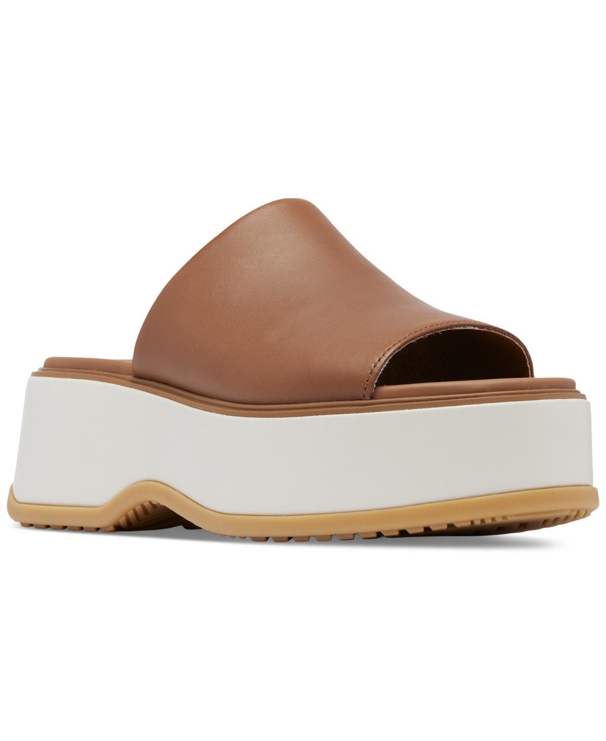 Dayspring Leather Platform Slide Sandals Product Image