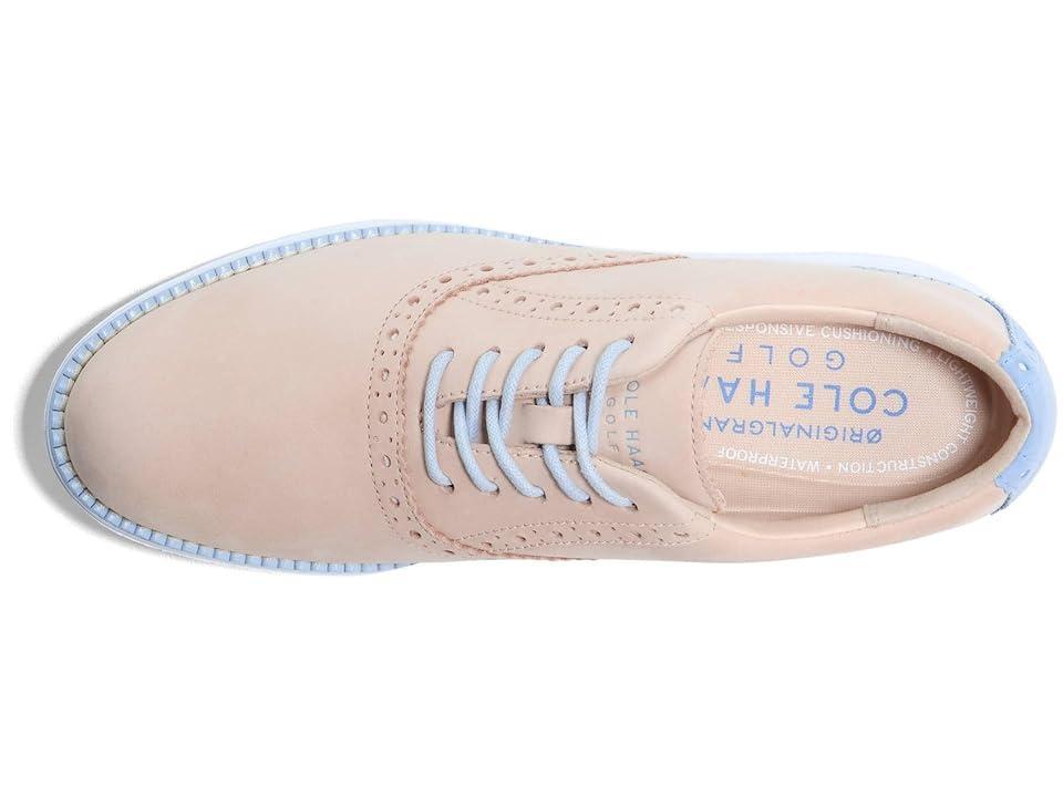 Cole Haan Originalgrand Shortwing Golf (Bleached Tan/Vista Blue/Optic White) Women's Shoes Product Image