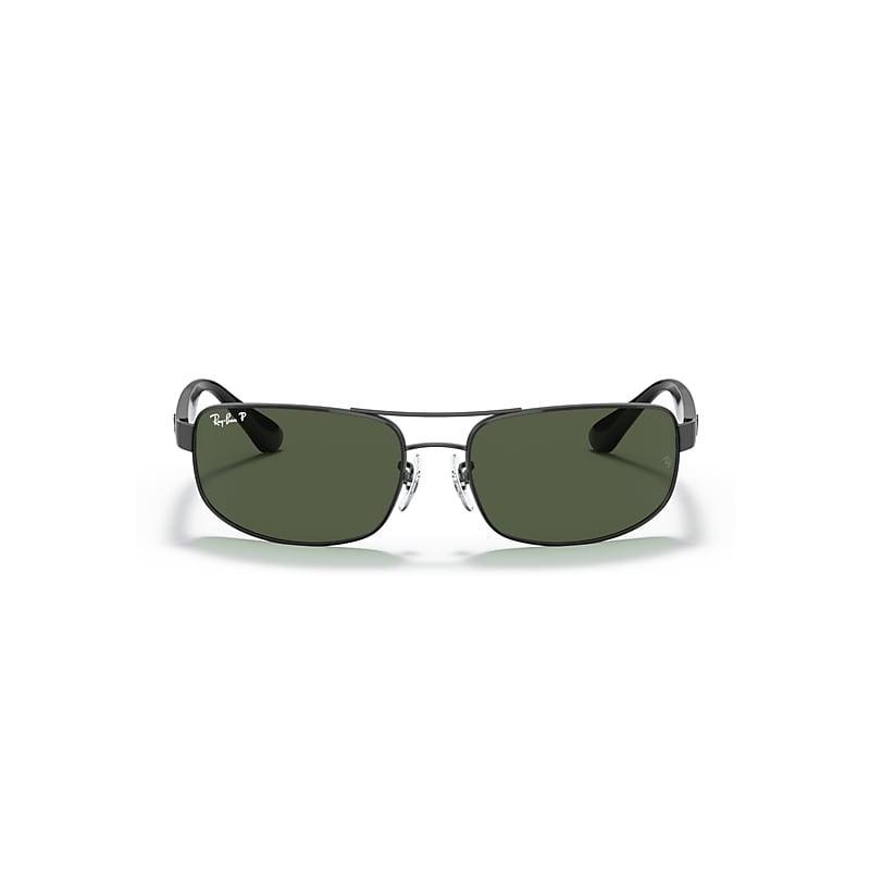 Ray-Ban Rb3445 Sunglasses Frame Green Lenses Polarized Product Image