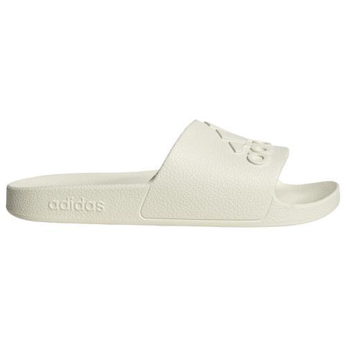 adidas Adilette Men's Aqua Slide Sandals, Size: 11, Off White White Product Image