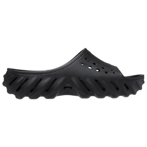 Crocs Womens Echo Slides - Shoes Black/Black Product Image