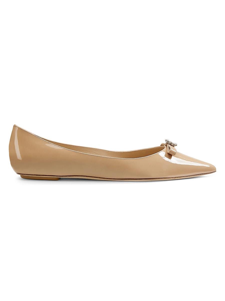 Womens Diana Patent Leather Flats Product Image