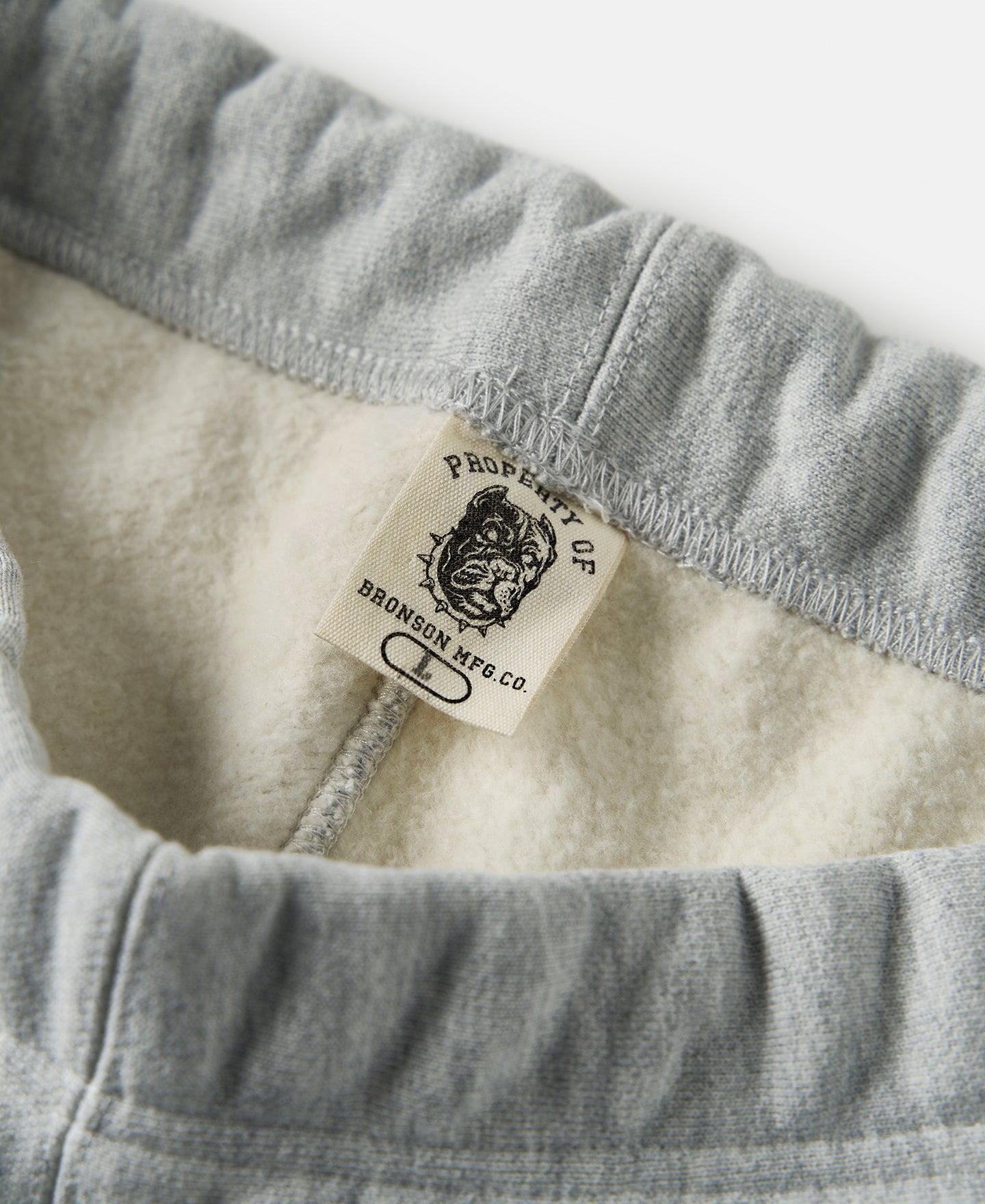 1950s 20.5 oz Terry Cloth Reverse Weave Sweatpants - Gray Product Image