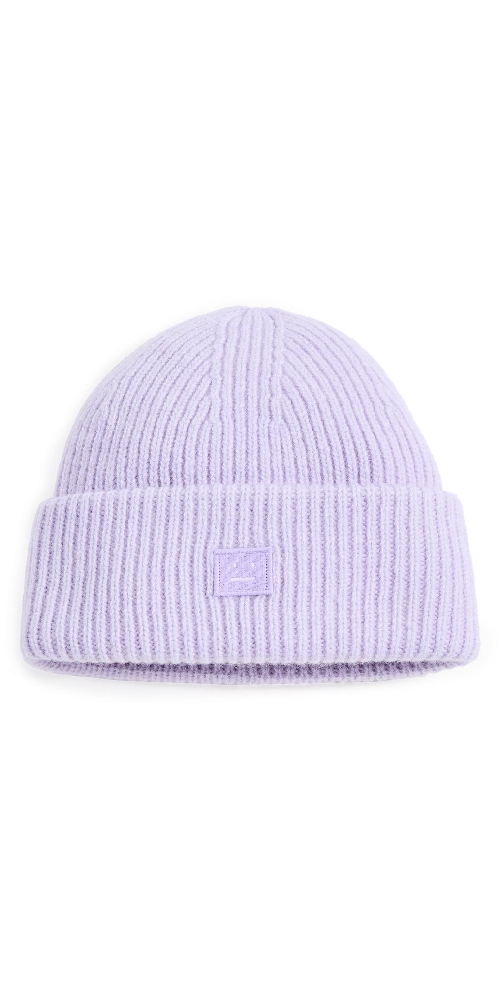 Womens Face Logo Wool Beanie Product Image