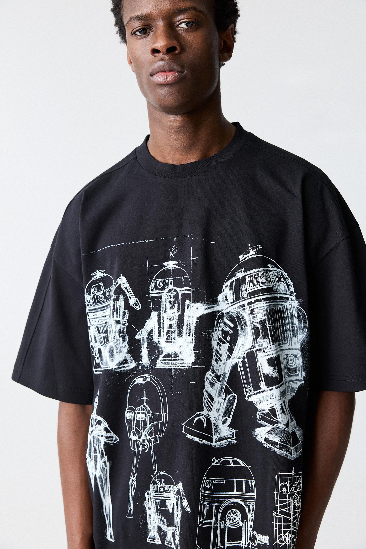Black Star Wars T-shirt Product Image