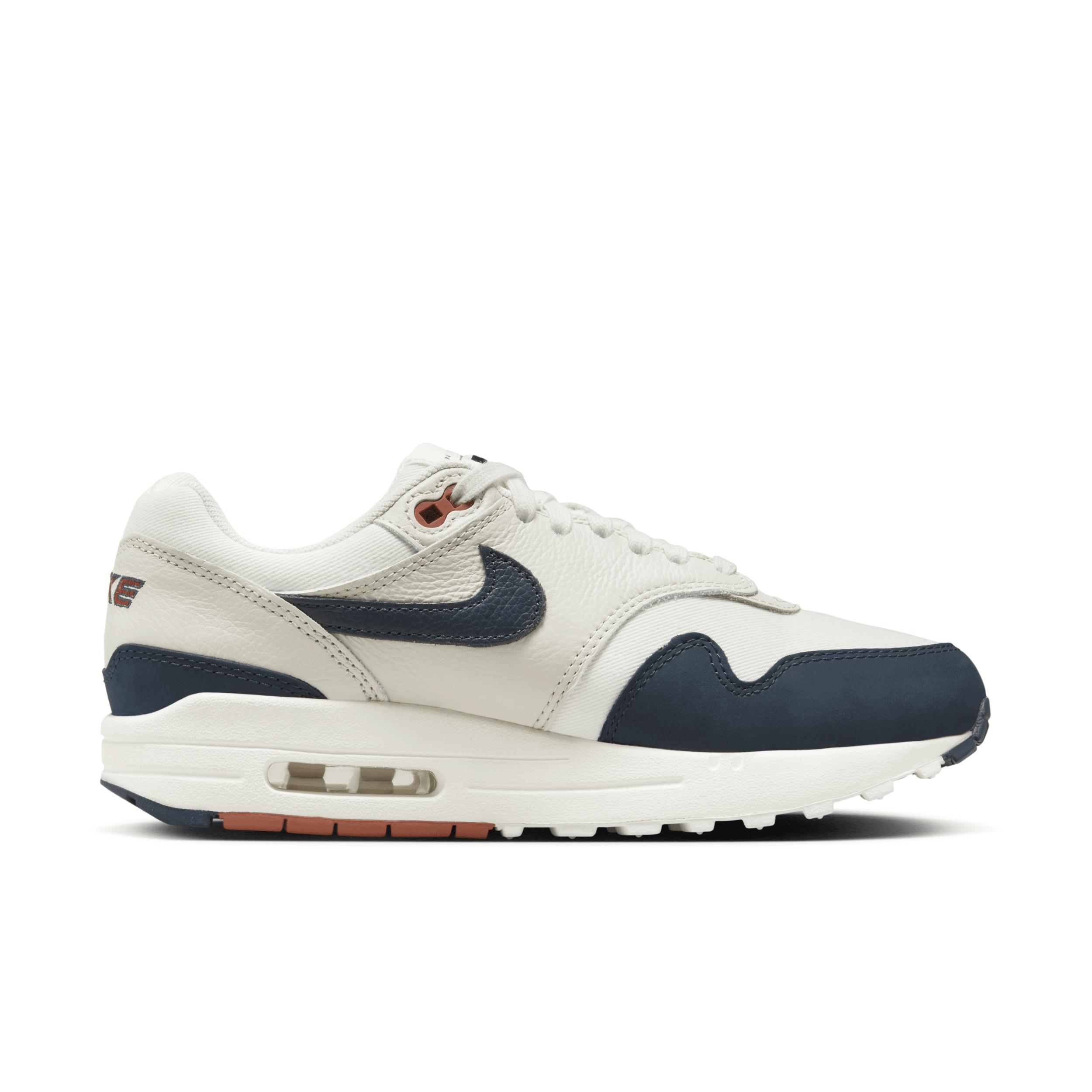 Nike Womens Nike Air Max 1 LX - Womens Running Shoes Brown/Sail Product Image