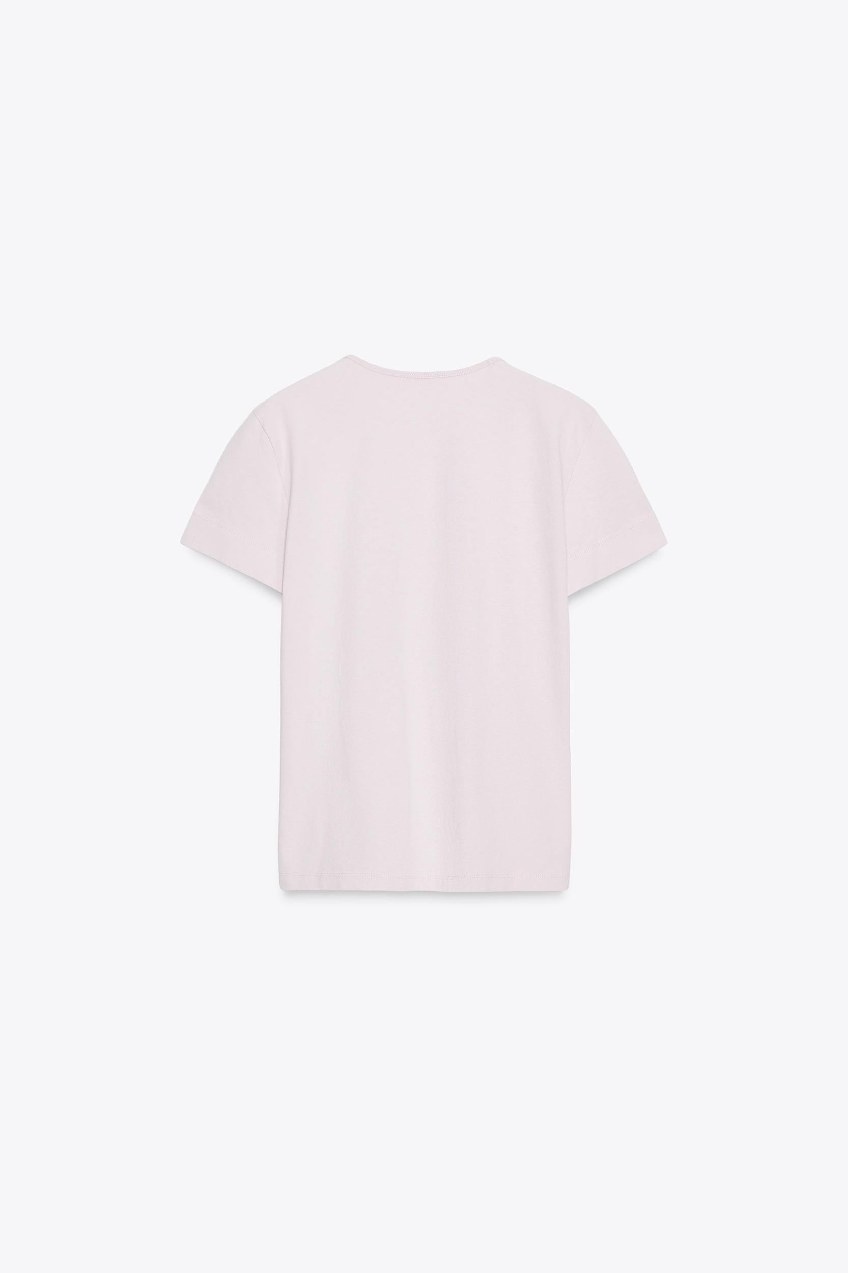 SHORT SLEEVE TEXTURED COTTON T-SHIRT Product Image