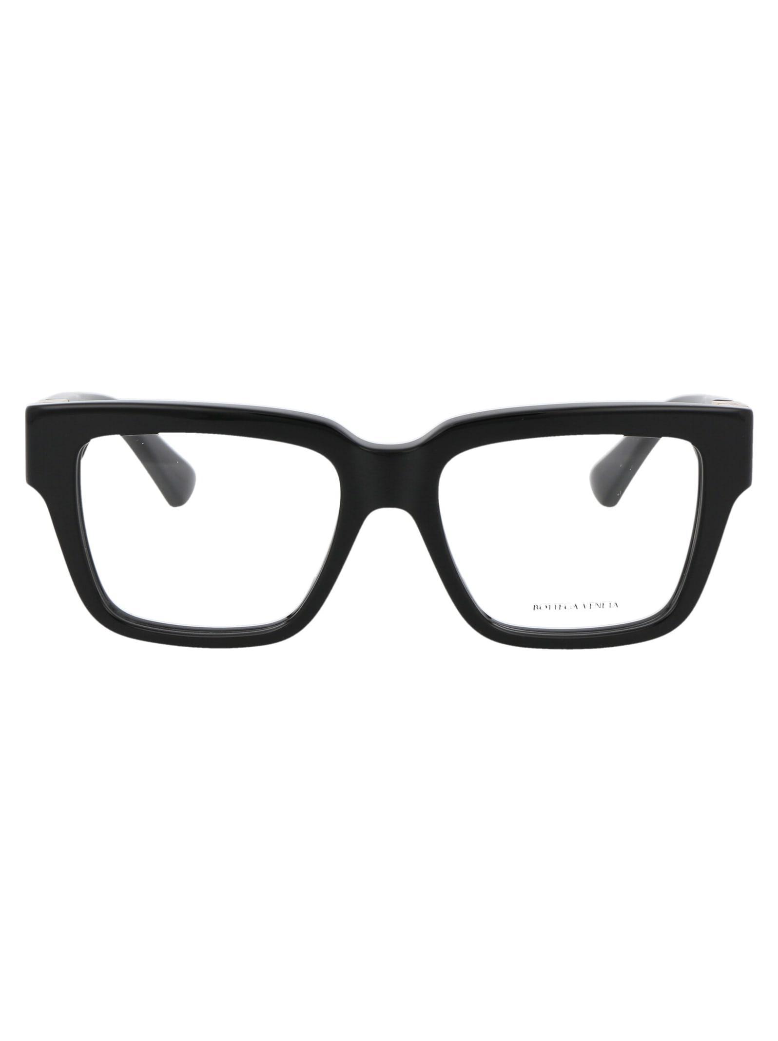 BOTTEGA VENETA Eyewear In 001 Black Black Transparent Product Image