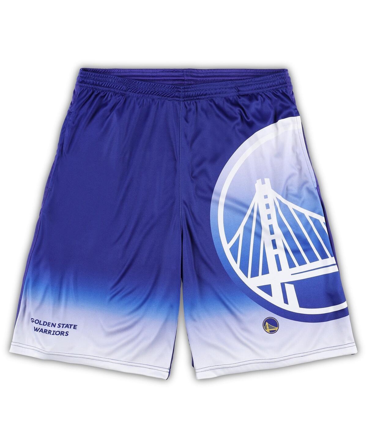 Men's Fanatics Branded Royal Golden State Warriors Big & Tall Graphic Shorts, Size: XLT, Blue Product Image