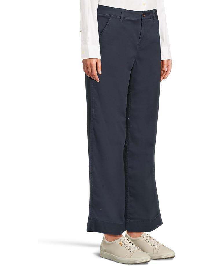 Lakewashed Pull-On Wide Leg Pants Product Image