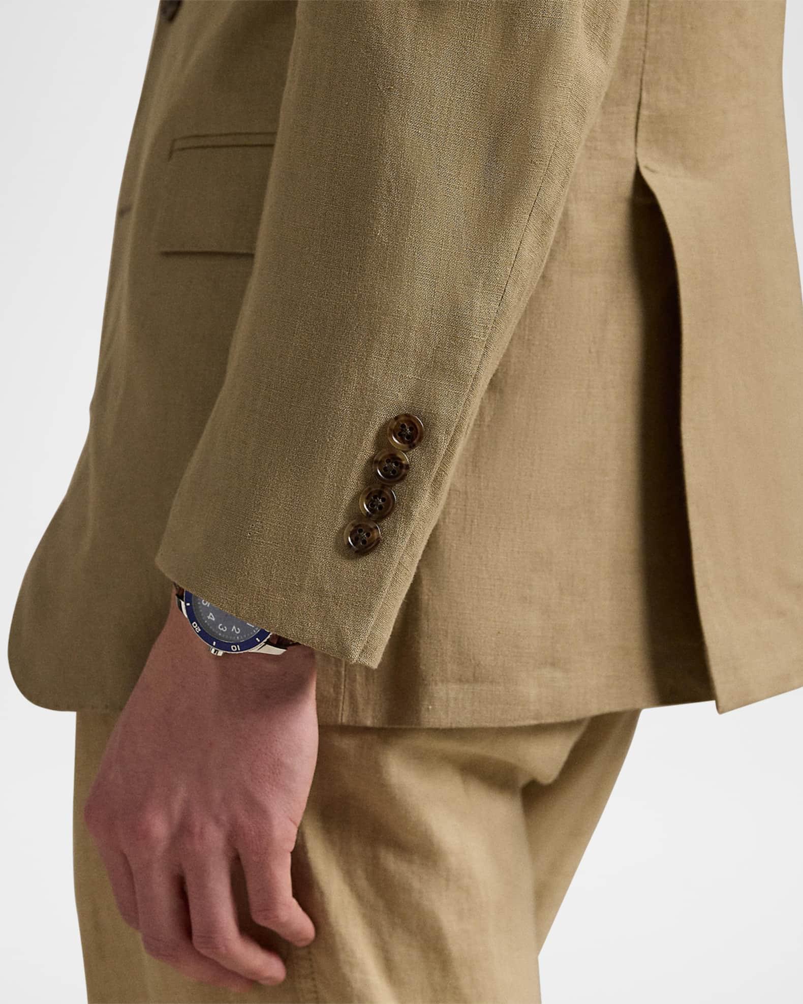 Men's Tailored Linen Suit Jacket Product Image