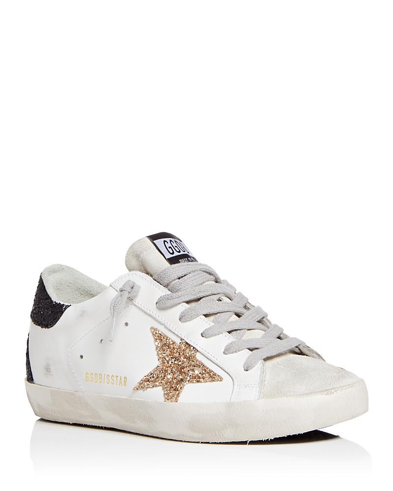 Golden Goose Womens Super-Star Low Top Sneakers Product Image