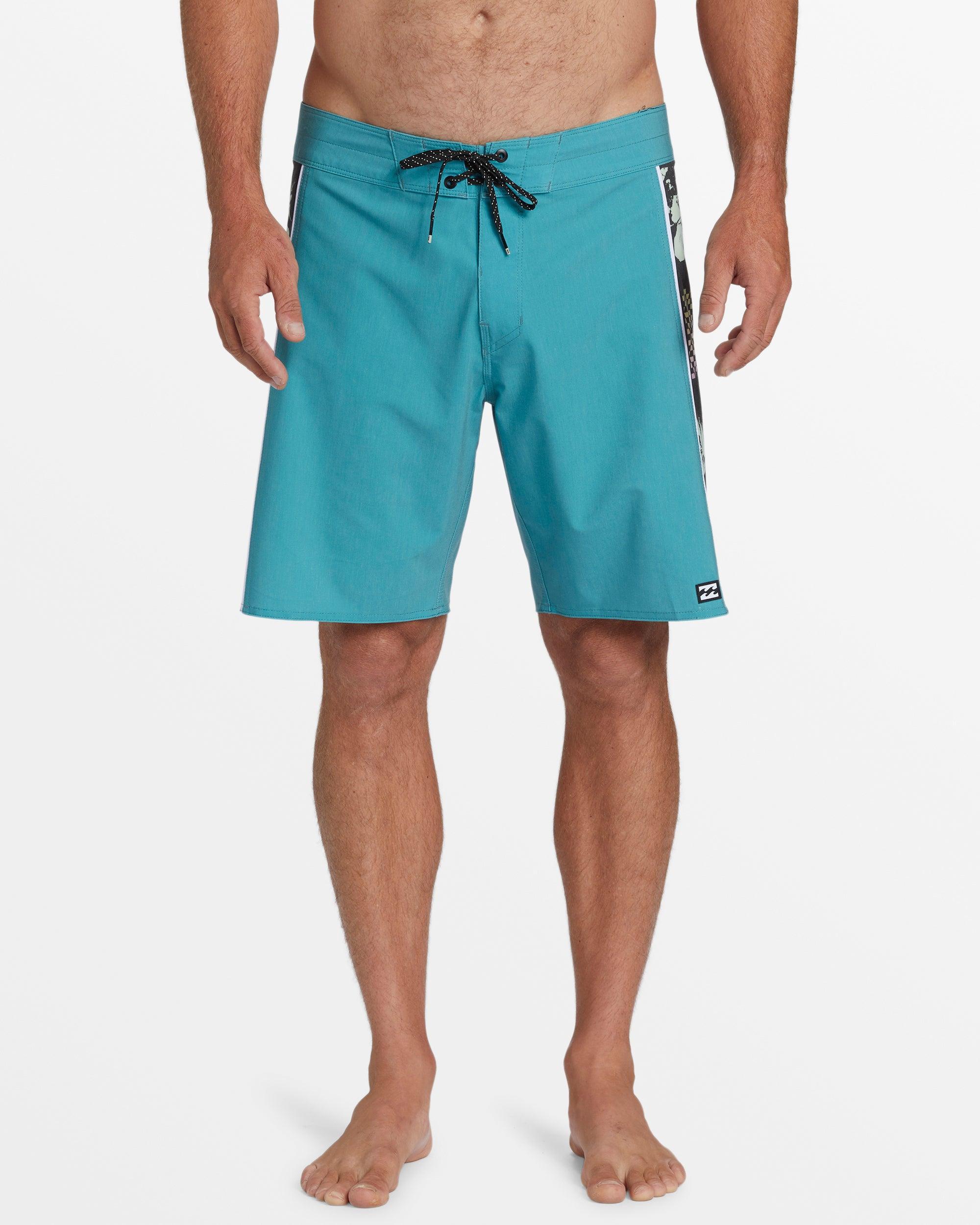 D Bah Pro 18" Boardshorts - Teal Male Product Image