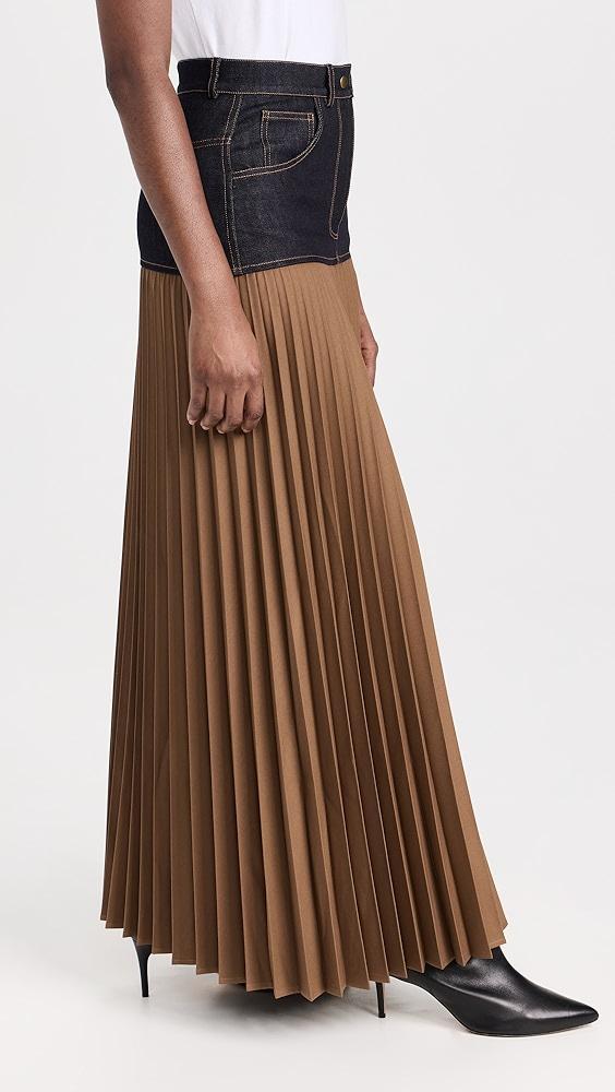 MMUSOMAXWELL Denim Wool Skirt | Shopbop Product Image