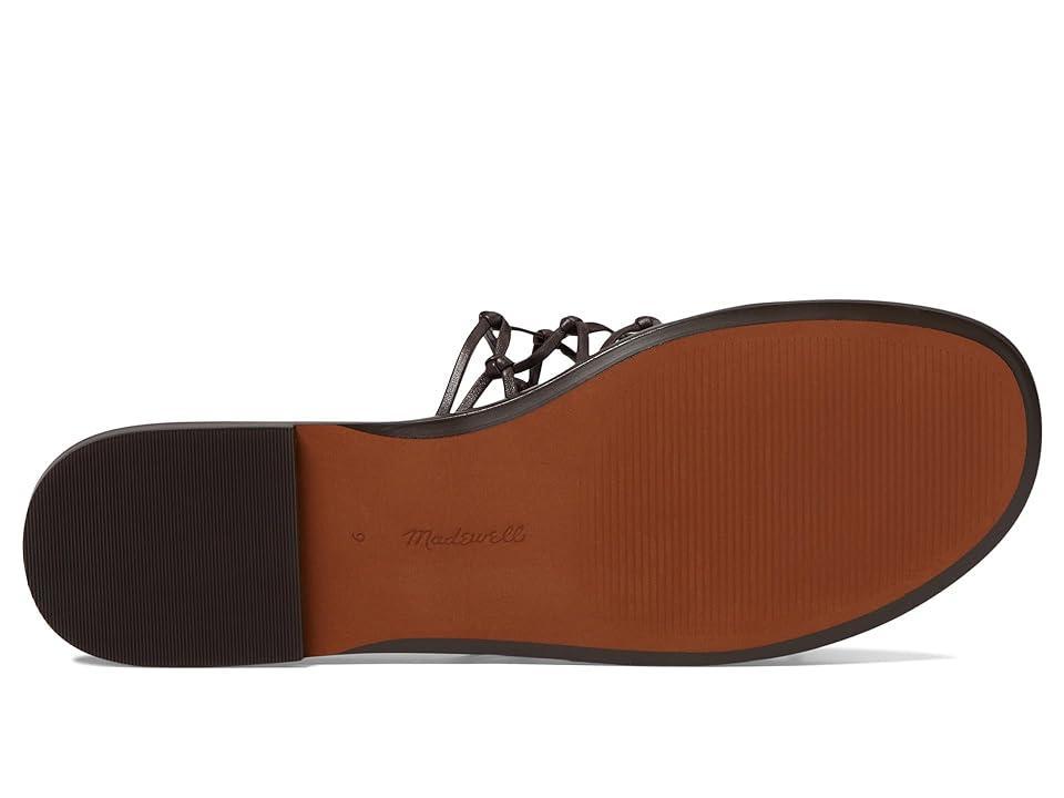 Madewell Taryn Knotted Slide (Chocolate Raisin) Women's Sandals Product Image