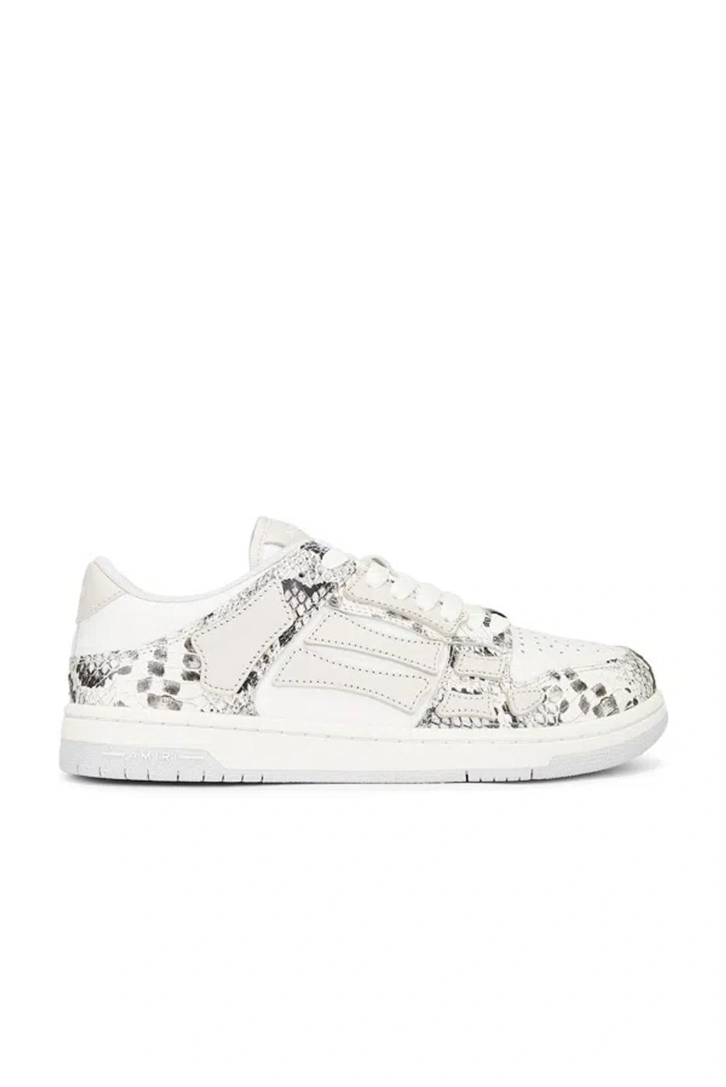 AMIRI Snake Skel Sneakers In 271 Alabaster Product Image