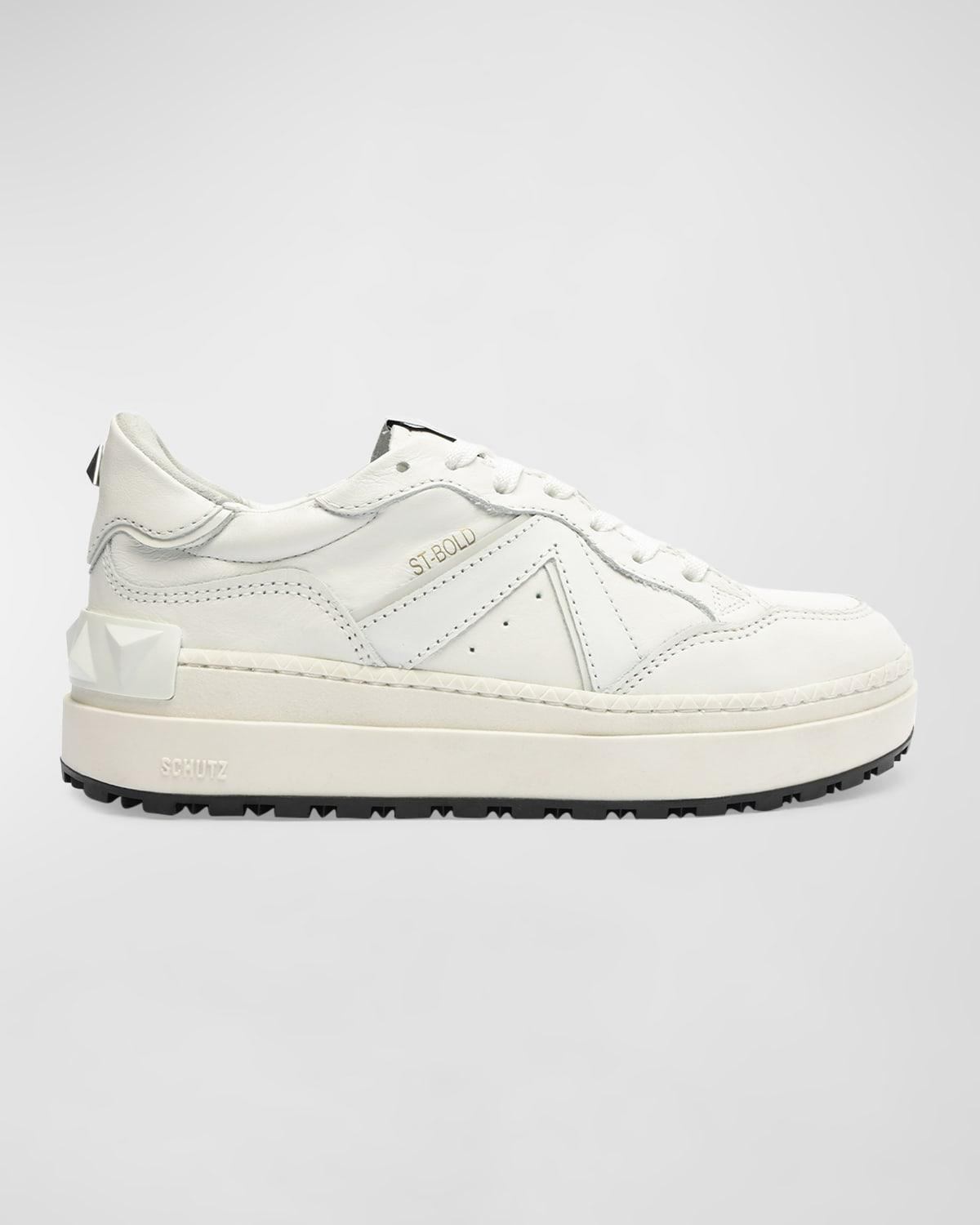 Leather Low-Top Sneakers Product Image