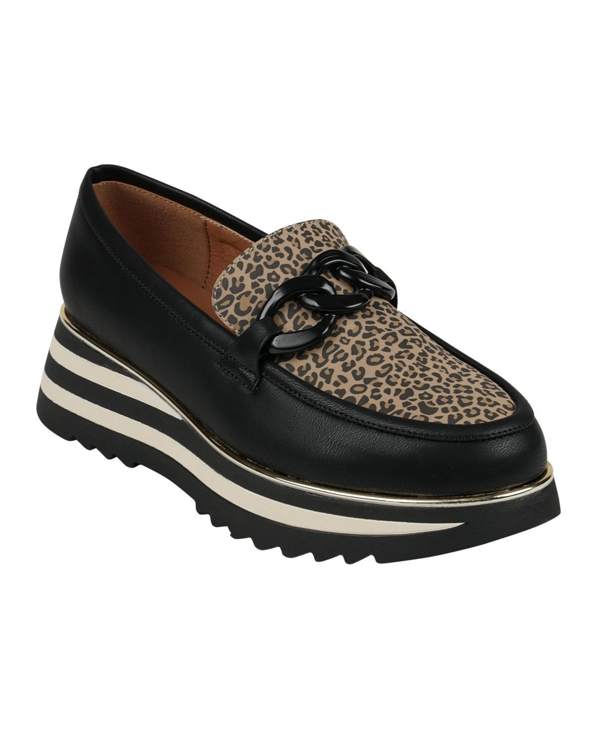 Gc Shoes Womens Geneva Chain Slip On Platform Loafers Product Image