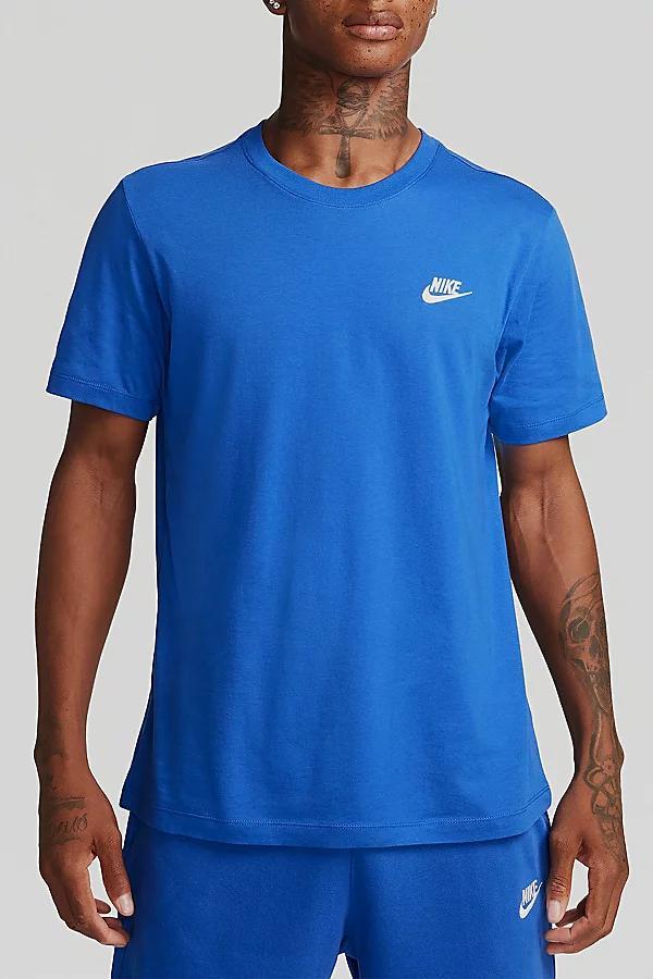 Mens Nike Sportswear Club T-Shirt | AR4997-480 Product Image