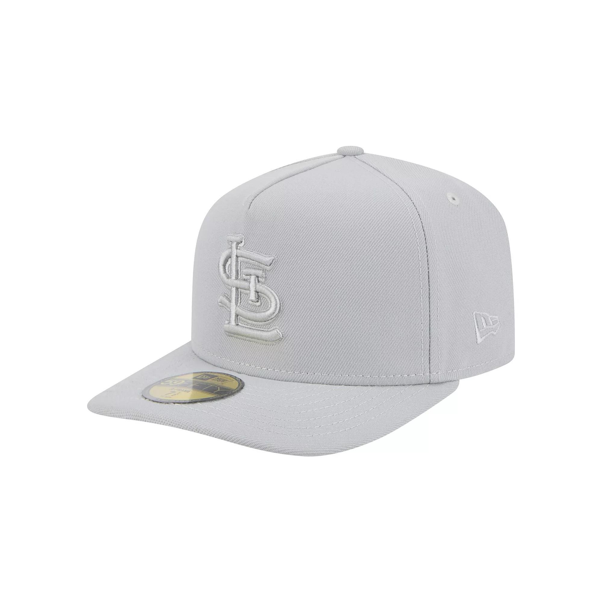 Men's New Era  Gray St. Louis Cardinals Colorpack 59FIFTY Fitted Hat, Size: 6 7/8, Grey Product Image