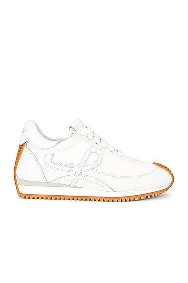 Loewe Flow Runner Sneaker in White Product Image