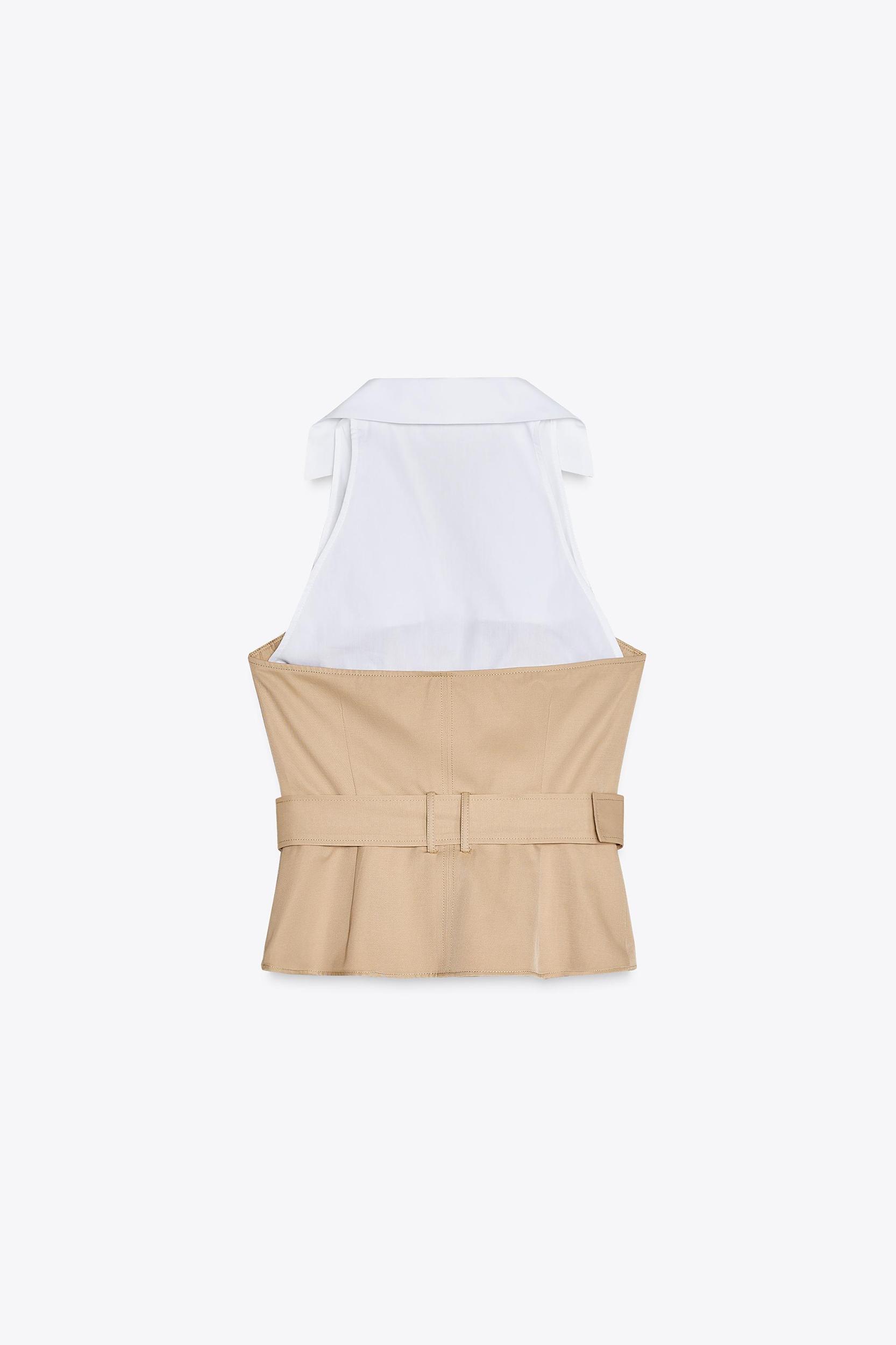 MIXED HALTER TOP Product Image