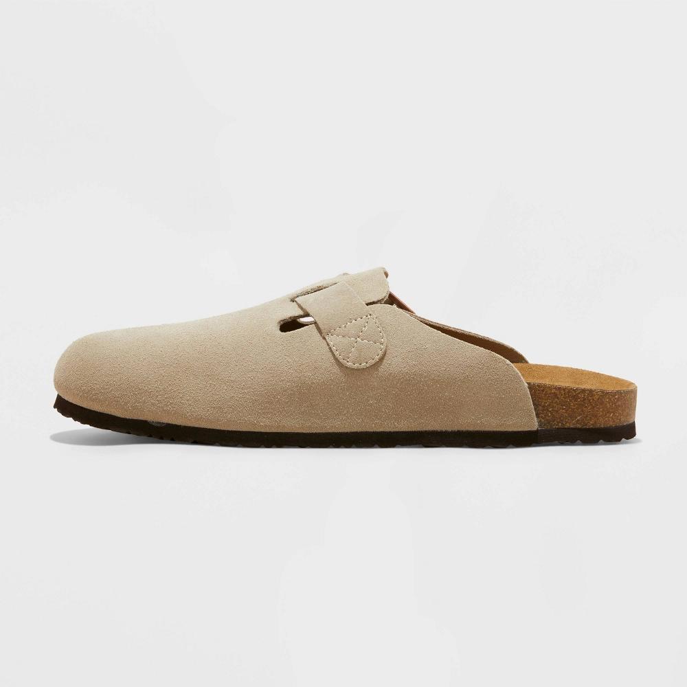 Mens Arthur Suede Clogs - Goodfellow & Co Taupe 13 Product Image