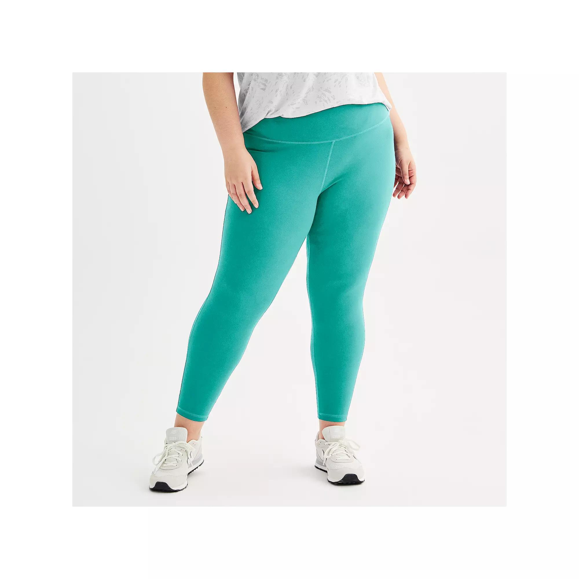 Plus Size Tek Gear Essential Soft 7/8 Leggings, Womens Product Image