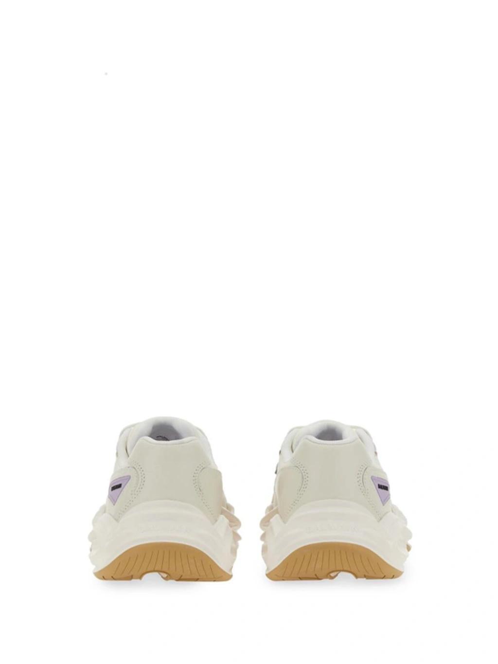 BALMAIN Sneakers In Neutrals/purple Product Image