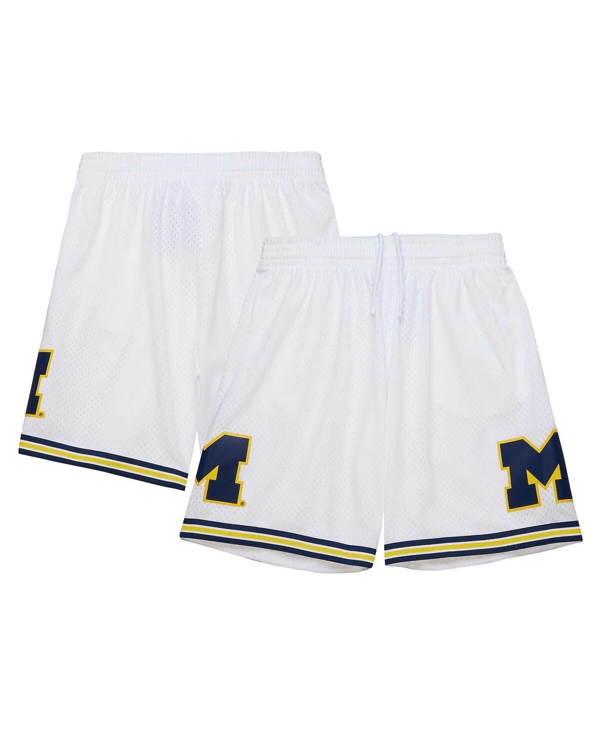 Mens Mitchell & Ness Michigan Wolverines 1991/92 Throwback Jersey Shorts Product Image