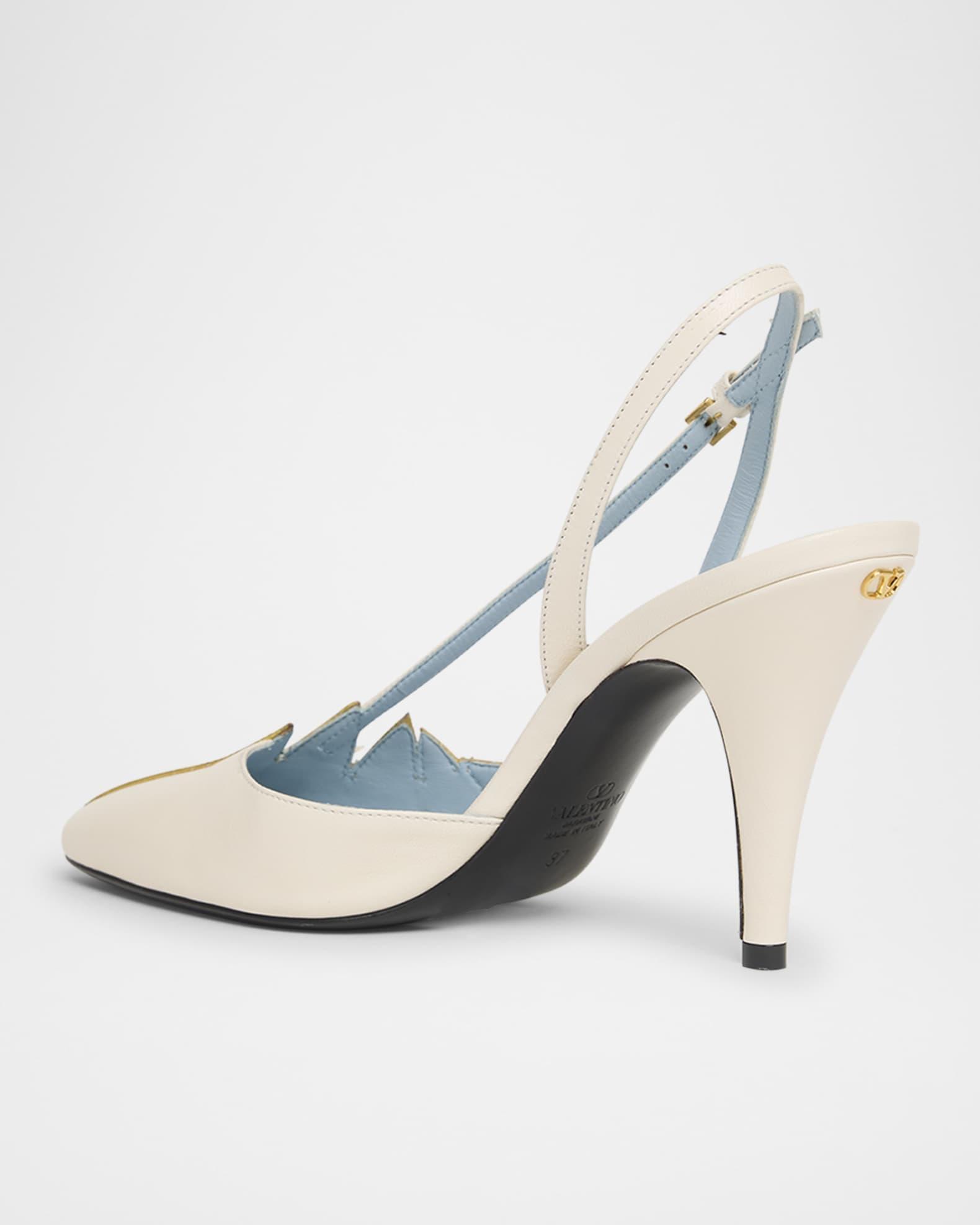 Foliage Slingback Pumps Product Image