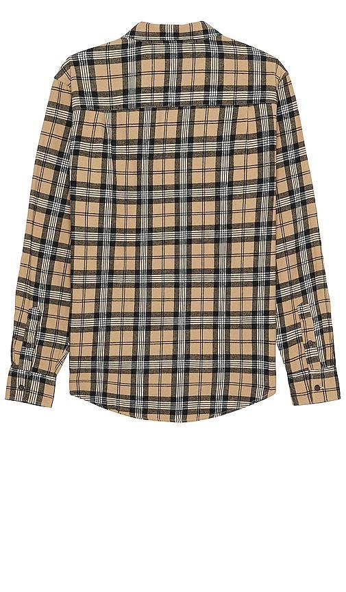 WAO The Lightweight Flannel Shirt in Brown. Product Image