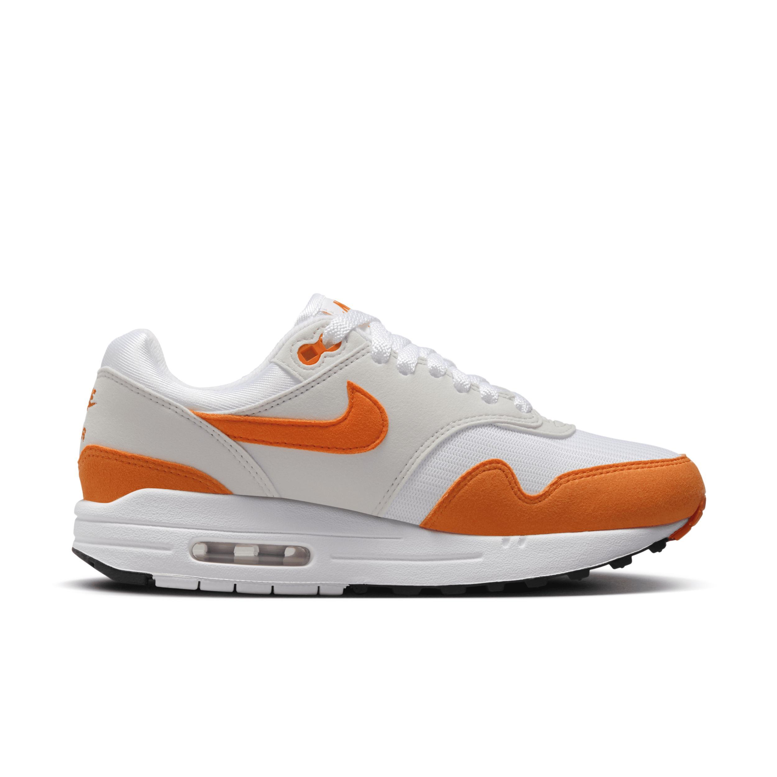 Nike Womens Nike Air Max 1 - Womens Shoes Grey/Brown Product Image