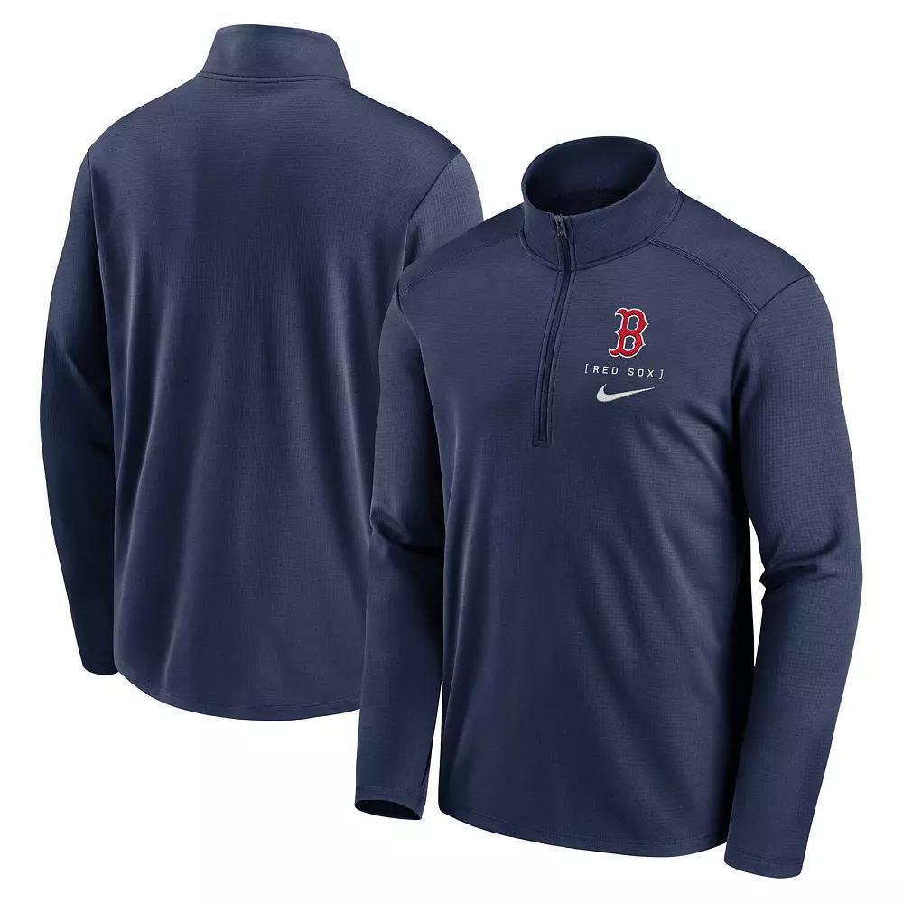 Men's Nike Navy Seattle Mariners Franchise Logo Pacer Performance Half-Zip Top,  Product Image