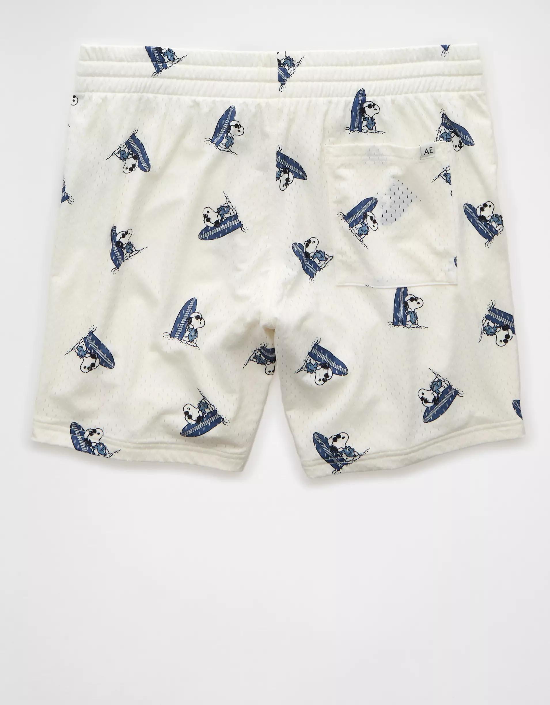 AE Sofa Surfin' 6" Snoopy Graphic Mesh Lounge Short Product Image
