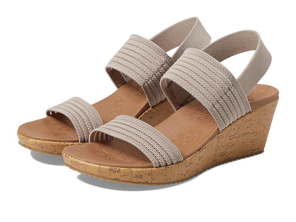 Skechers Womens Beverlee-Sheer Glow Wedge Sandal Product Image