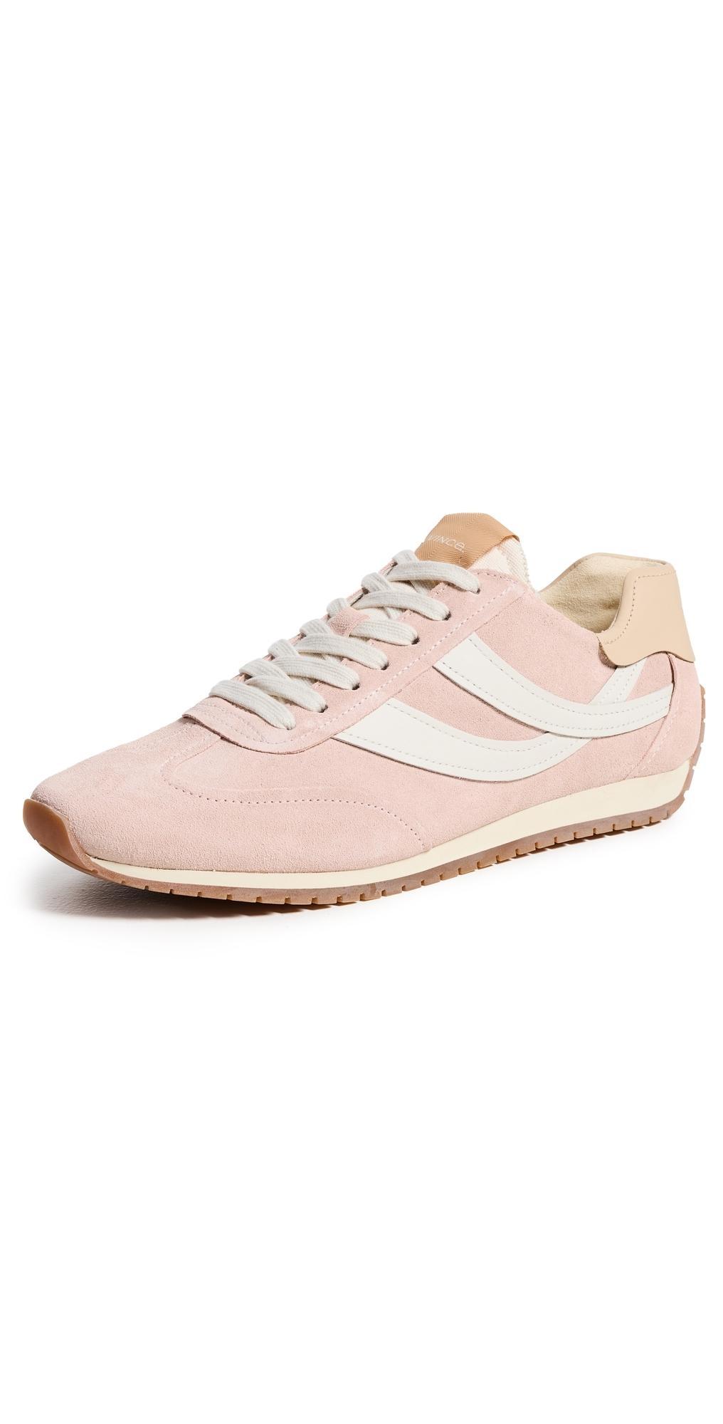 Womens Oasis Runner Mesh & Leather Lace-Up Shoes Product Image