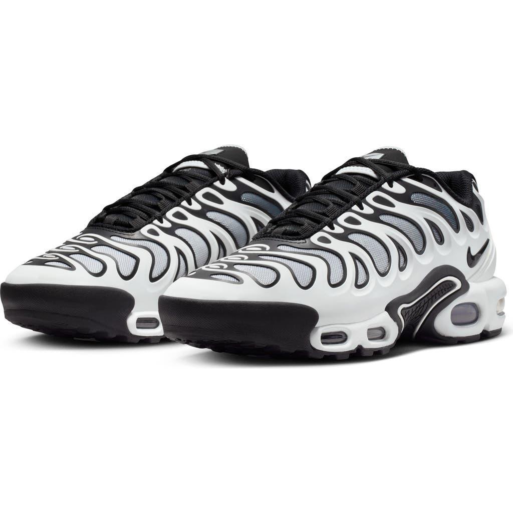 NIKE Women's Air Max Plus Drift Shoes In Summit White/metallic Silver/black Product Image